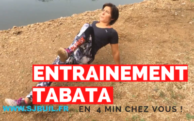 ENTRAINEMENT TABATA en 4 min chez vous ou en extérieur